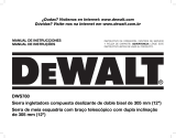 DeWalt DWS780-AR Manual do usuário