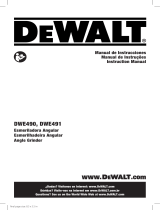 DeWalt DWE491-B3 Manual do usuário