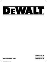 DeWalt DW721KN Manual do usuário