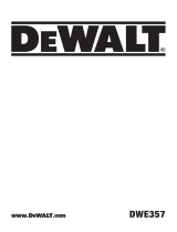 DeWalt DWE357 Manual do usuário