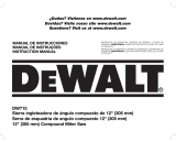 DeWalt DW715-B2C Manual do usuário