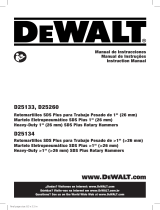 DeWalt D25133K Manual do usuário