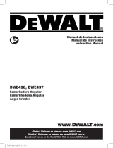 DeWalt DWE496-B2 Manual do usuário