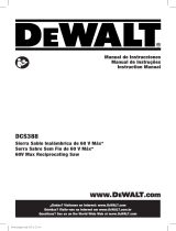 DeWalt DCS388T2 Manual do usuário