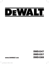 DeWalt DWE4357 Manual do usuário