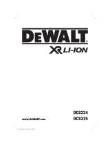 DeWalt DCS335 Manual do usuário