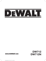 DeWalt DW712N Manual do usuário