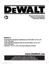 DeWalt DCG414B-B3 Manual do usuário