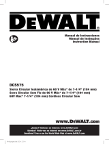 DeWalt DCS575T1-B2C Manual do usuário