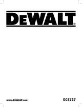 DeWalt DCS727 Manual do usuário