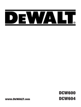 DeWalt DCW604NT Manual do usuário