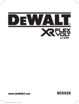 DeWalt DCS520 Manual do usuário