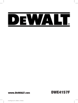 DeWalt DWE4157F Manual do usuário