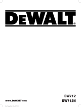 DeWalt DW712 Manual do usuário