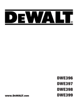 DeWalt DWE396 Manual do usuário