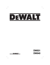 DeWalt DW831 T 1 Manual do proprietário