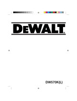DeWalt DW570K Manual do usuário