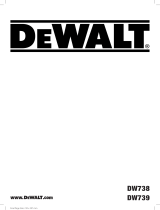 DeWalt DW738 Manual do usuário