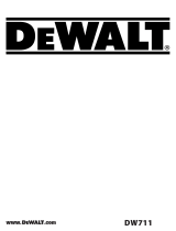DeWalt DW711 Manual do usuário