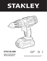 Stanley STDC18LHBK Manual do usuário