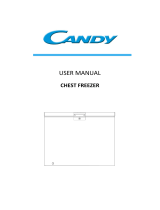 Candy CHCH230LEG 230L Chest Freezer Manual do usuário