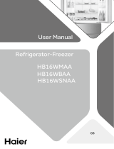 Haier HB16WSNAA Manual do usuário