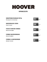Hoover HPMW25STB Manual do usuário