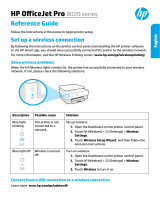 HP OfficeJet Pro 8020 All-in-One Printer series Guia de referência