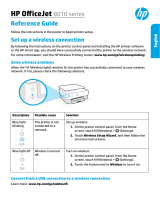 HP OfficeJet 8010 All-in-One Printer series Guia de referência