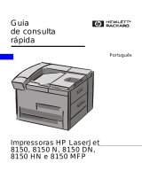 HP LaserJet 8150 Multifunction Printer series Guia de referência