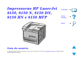 HP LaserJet 8150 Printer series Guia de usuario