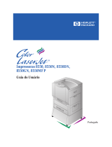 HP Color LaserJet 8550 Multifunction Printer series Guia de usuario