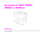 HP LaserJet 9000 Printer series Guia de usuario