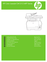 HP Color LaserJet CM1312 Multifunction Printer series Guia de usuario