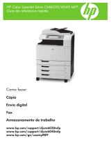 HP Color LaserJet CM6030/CM6040 Multifunction Printer series Guia de referência