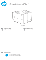 HP LaserJet Managed E50145 series Guia de instalação