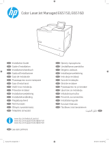 HP Color LaserJet Managed E65160 series Guia de instalação