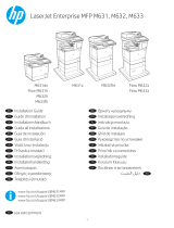 HP LaserJet Managed MFP E62555 series Guia de instalação