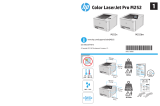 HP Color LaserJet Pro M252 series Instruções de operação