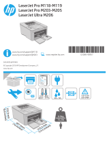 HP LaserJet Pro M203 Printer series Guia de referência