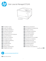 HP Color LaserJet Managed E75245 Printer series Guia de instalação