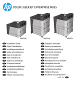HP Color LaserJet Enterprise M855 Printer series Guia de instalação