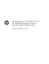 HP PageWide Managed P75050 Printer series Guia de instalação