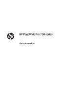 HP PageWide Pro 750 Printer series Manual do usuário
