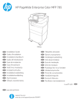 HP PageWide Enterprise Color MFP 785 Printer series Guia de instalação