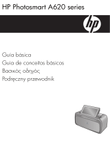 HP Photosmart A620 Printer series Guia de usuario