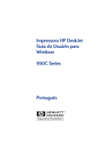 HP Deskjet 950/952c Printer series Guia de usuario