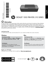 HP Deskjet 1000 Printer series - J110 Manual do proprietário