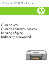 HP Deskjet F2200 All-in-One Printer series Guia de usuario