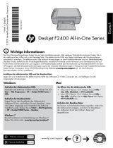 HP Deskjet F2400 All-in-One series Guia rápido